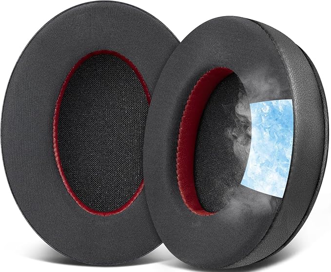 SOULWIT Cooling Gel Foam Cushion Pads for HyperX Cloud 1/2/3/Pro/Core/Alpha/Alpha S/Alpha Pro/Flight/Flight S/Stinger/Stinger S, CloudX Stinger/Stinger Core/Flight Headphones - Image 1