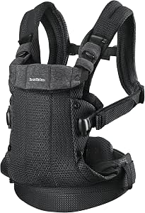 BabyBjörn Harmony Baby Carrier, Mesh 3D, Black - Image 1