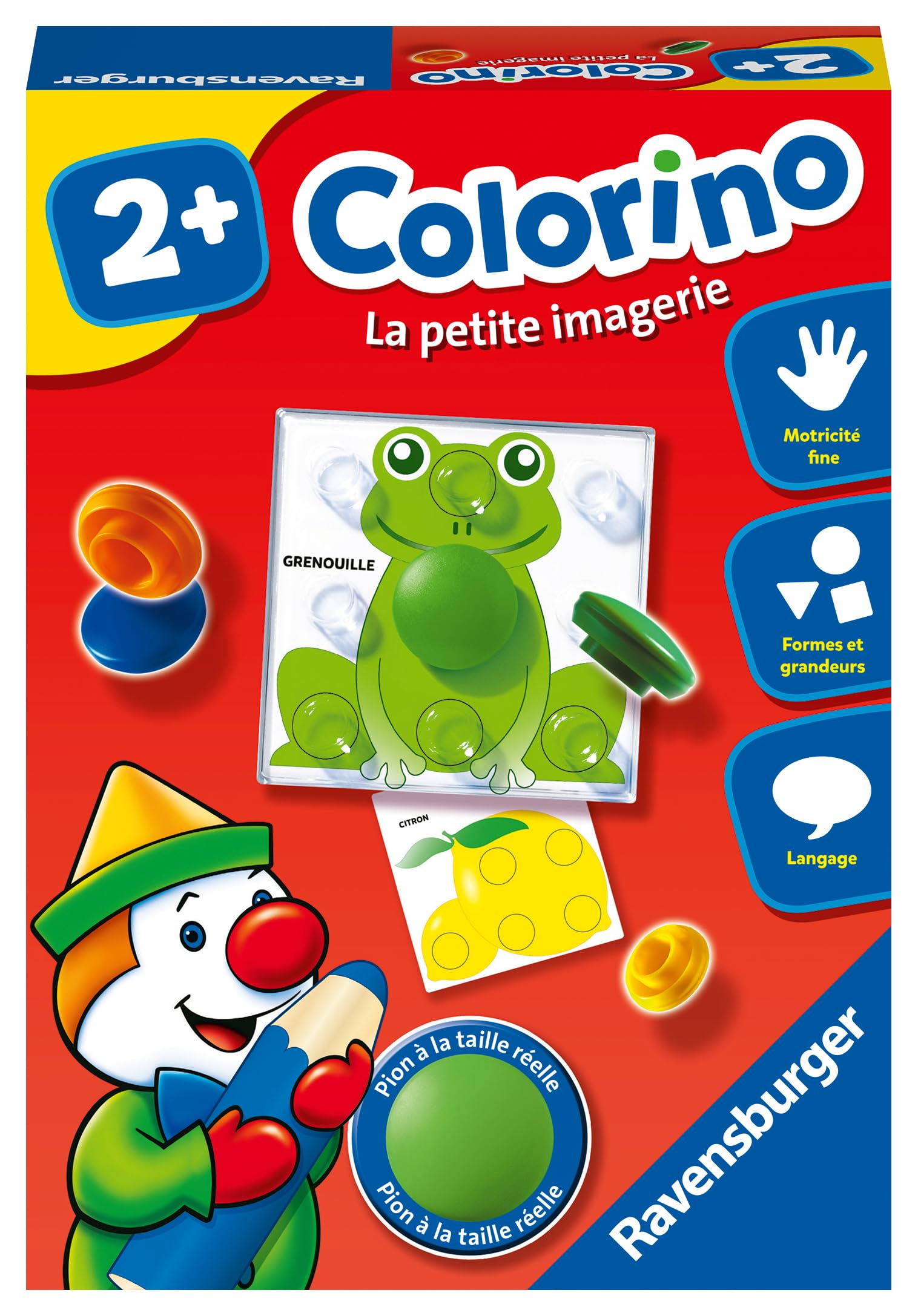Ravensburger - Educational Game - Colorino La Petite Imagerie - Colour Learning Game and Handling - Motricity and Creativity - From 2 Years - 20797 - French Version - Image 1