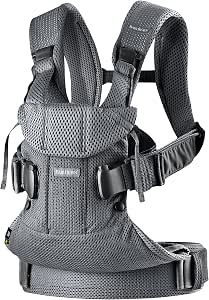 BabyBjörn One Air Baby Carrier, 3D Mesh, Anthracite - Image 1