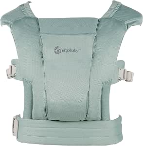 Ergobaby Embrace Soft Air Mesh Baby Carrier for Newborns from Birth, 2 Positions Belly Carrier, Ergonomic, Sage - Image 1