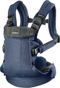 BabyBjörn Harmony Baby Carrier, Mesh 3D, Navy Blue - Image 1