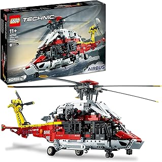 42145 Technic L’Hélicoptère de Secours Airbus H175, Jeu de Construction Éducatif, Rotor Tournant et Fonctions Motorisées, Modélisme, 11 Ans et Plus - Image 1