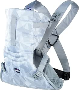 Chicco EasyFit Ergonomic Baby Carrier – Multi-Positions – Wide Seat – Suitable for All Body Shapes – Ideal from Birth – Geometric - Image 1