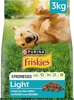 FRISKIES Croquettes Chien Light Poulet Légumes 3KG - Image 1
