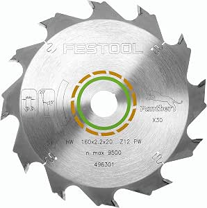 Festool Circular saw blade WOOD RIP CUT HW 160x2,2x20 PW12 - Image 1