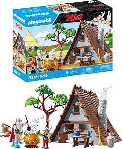 Playmobil | Asterix | The House of Asterix | Asterix Game | Asterix and Obelix | Adventure Toy for Children 5 Years and Up | 71828 - Image 1