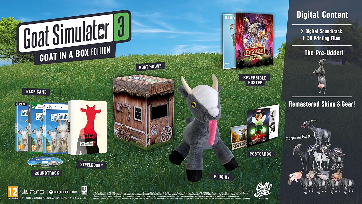 Goat Simulator 3 - Goat-in-a-box Edition (PlayStation 5) - Image 1