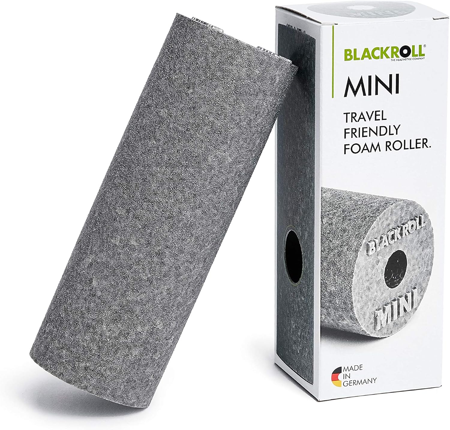 BLACKROLL MINI (5 x 15 cm) | The Original Small Foam Roller for Fascia Exercise, Fitness, Yoga and Muscle Recovery in Various Colours - Image 1