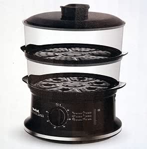 Tefal VC140135 2basket(s) Freestanding 900W Black Vaporizer 2 Basket Black Mechanical Rotary Design 900 W          [Energy Class A+] - Image 1