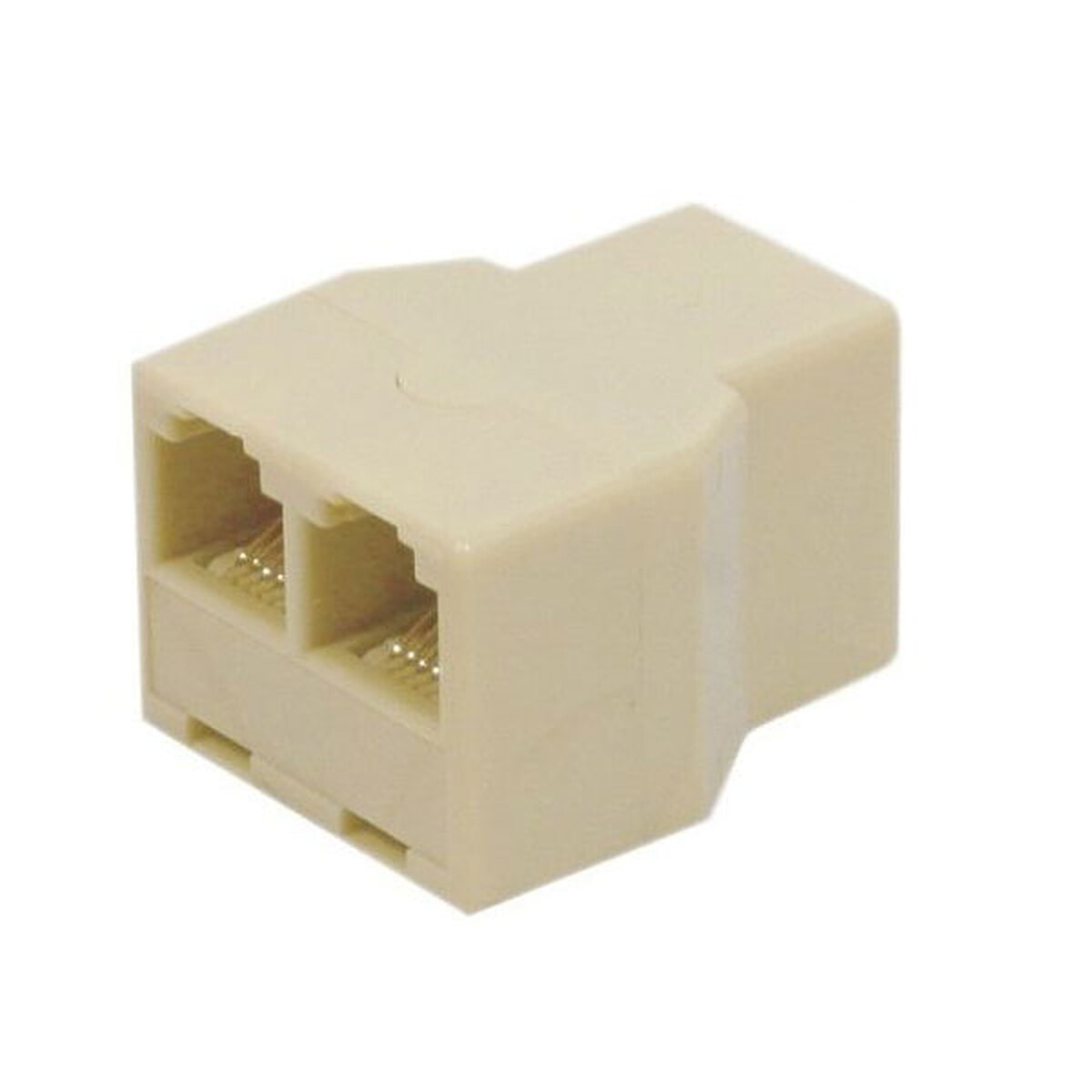 Doubleur RJ12 femelle vers femelle + femelle - Image 1