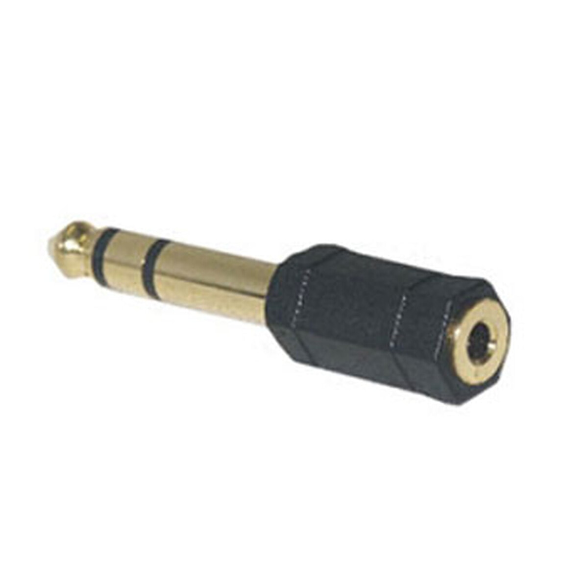Adaptateur audio haute qualité Jack 6.35 mm mâle / 3.5 mm femelle - Image 1