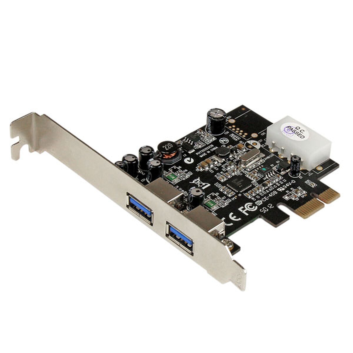 StarTech.com Carte Contrôleur PCI Express vers 2 Ports USB 3.0 avec UASP - Image 1