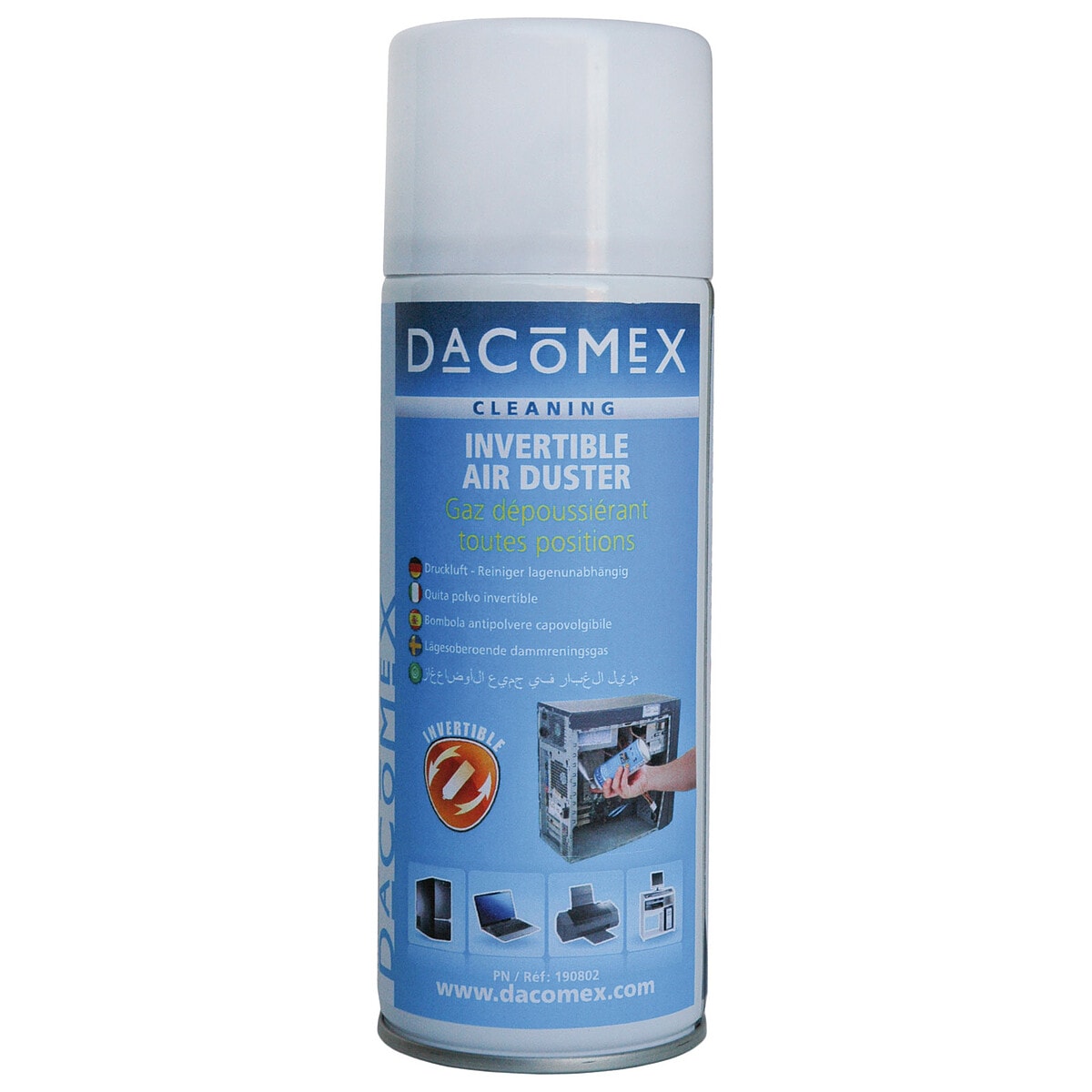 Dacomex bombe dépoussiérante multiposition à air comprimé (150 g) - Image 1