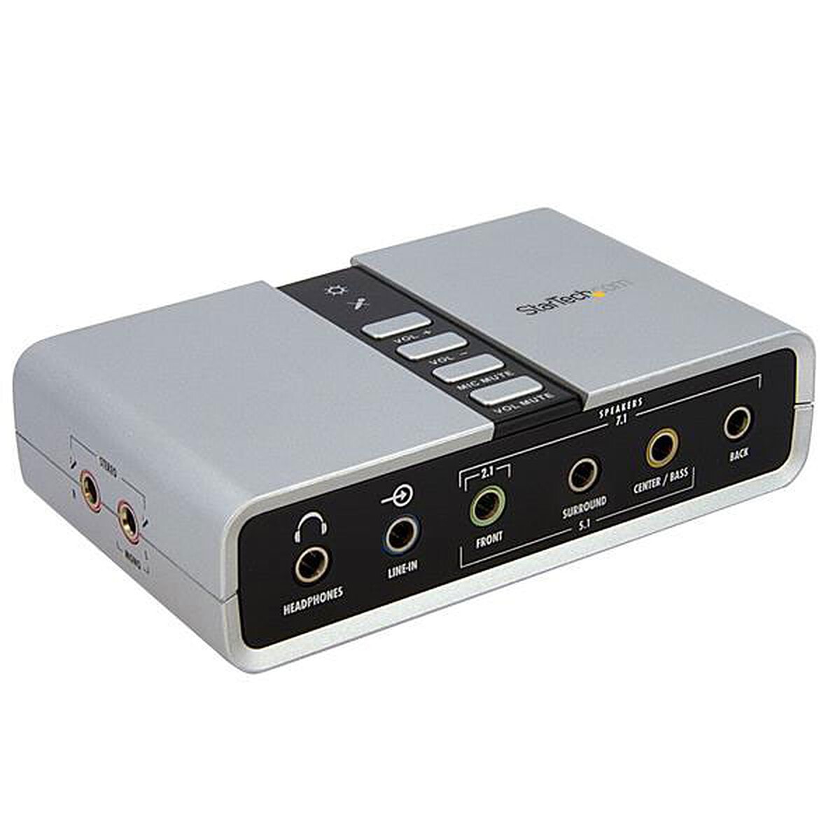 StarTech.com Carte son / Adaptateur audio USB 7.1 avec audio numérique SPDIF - Image 1