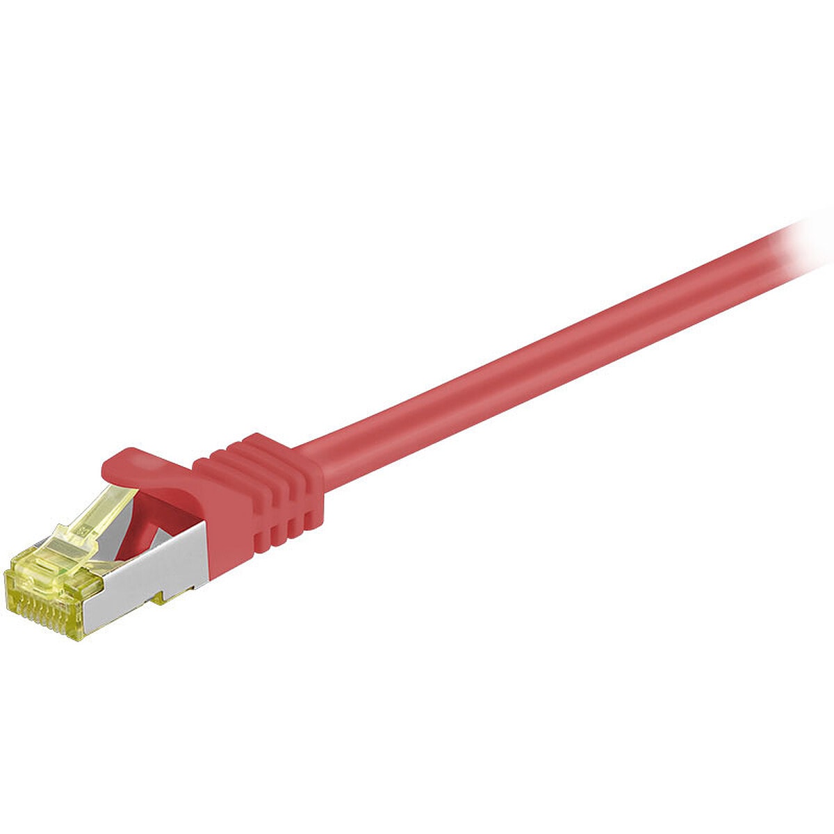Cordon RJ45 catégorie 7 S/FTP 0.25 m (Rouge) - Image 1
