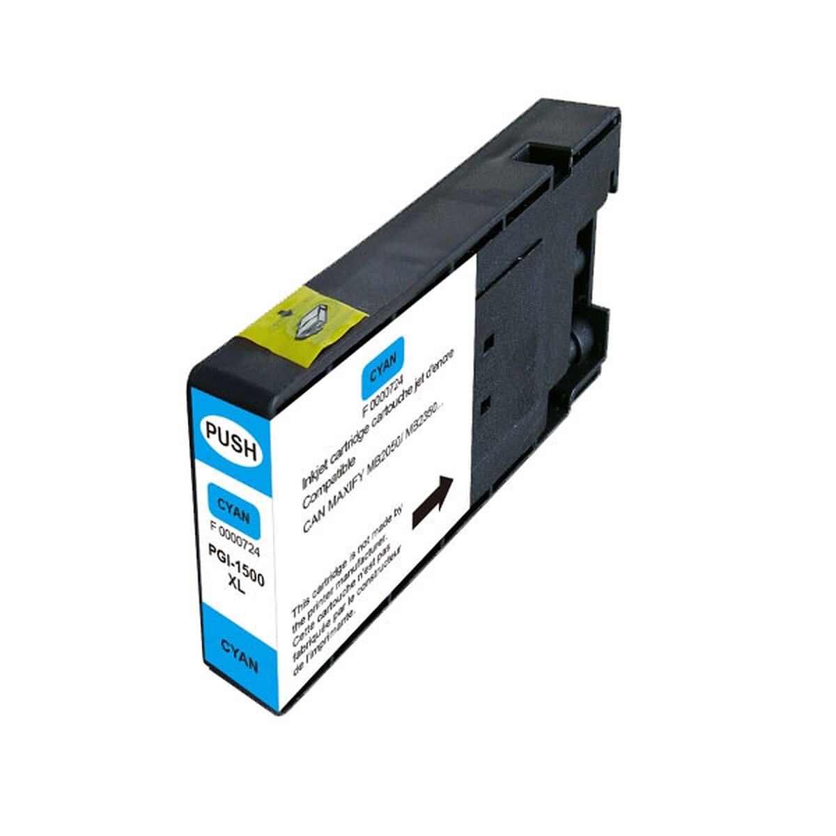 UPrint cartouche compatible Canon PGI-1500XL C (cyan) - Image 1