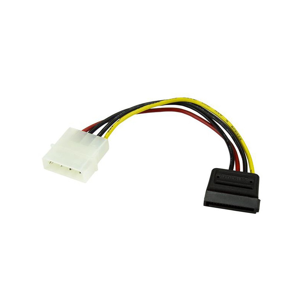 StarTech.com Câble adaptateur d'alimentation Molex (LP4) vers SATA - M/F - 15 cm - Image 1