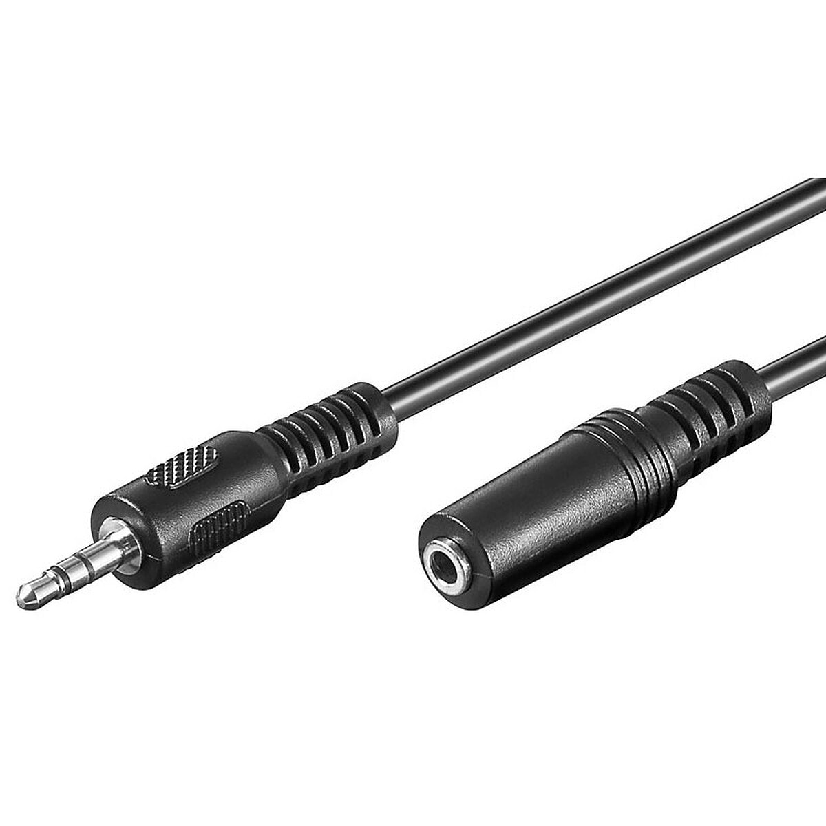 Rallonge audio Jack 3.5 mm stéréo mâle/femelle (2 mètres) - Image 1