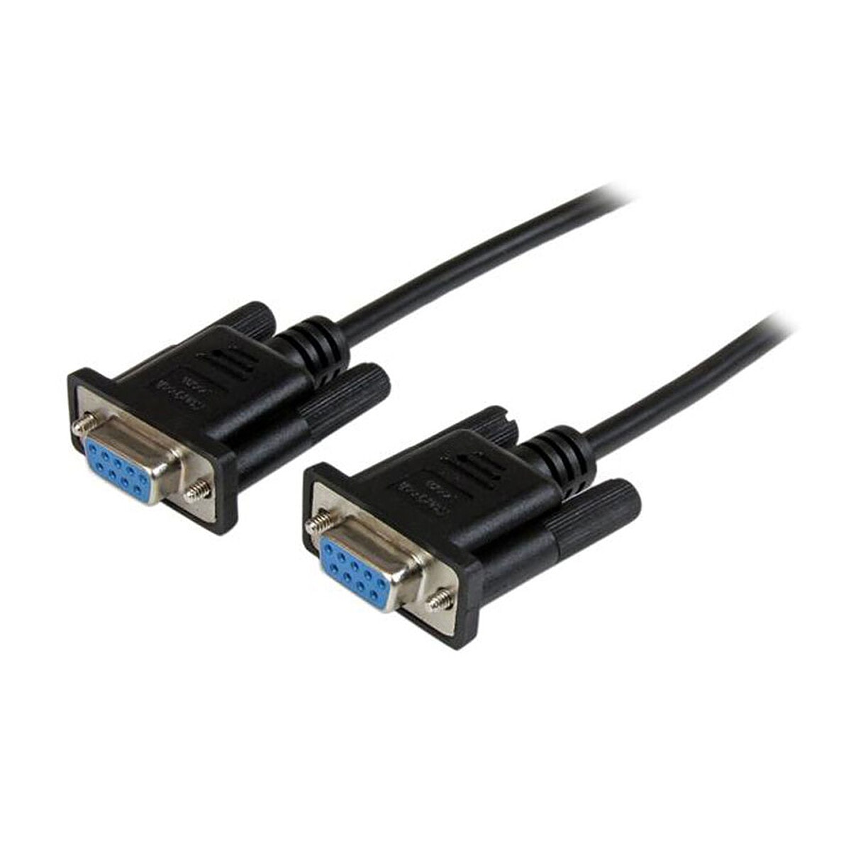 StarTech.com Câble null modem série DB9 RS232 - F/F - 2 m - Noir - Image 1