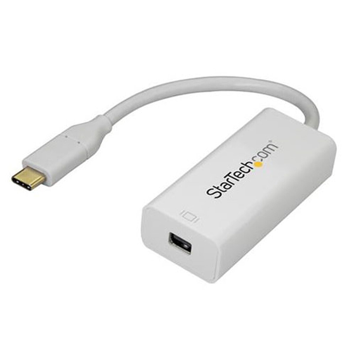 StarTech.com Adaptateur USB-C vers mini DisplayPort 4K 60 Hz - compatible Thunderbolt 3 - Blanc - Image 1