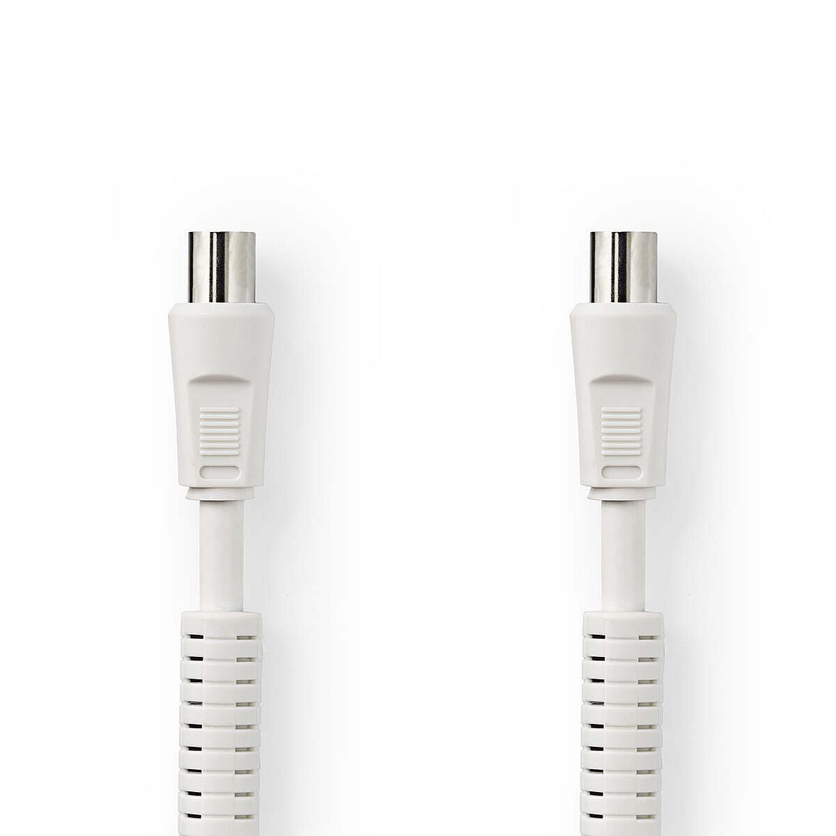 Nedis Câble coaxial 120 dB mâle/femelle pour antenne TV (2 mètres) - Image 1