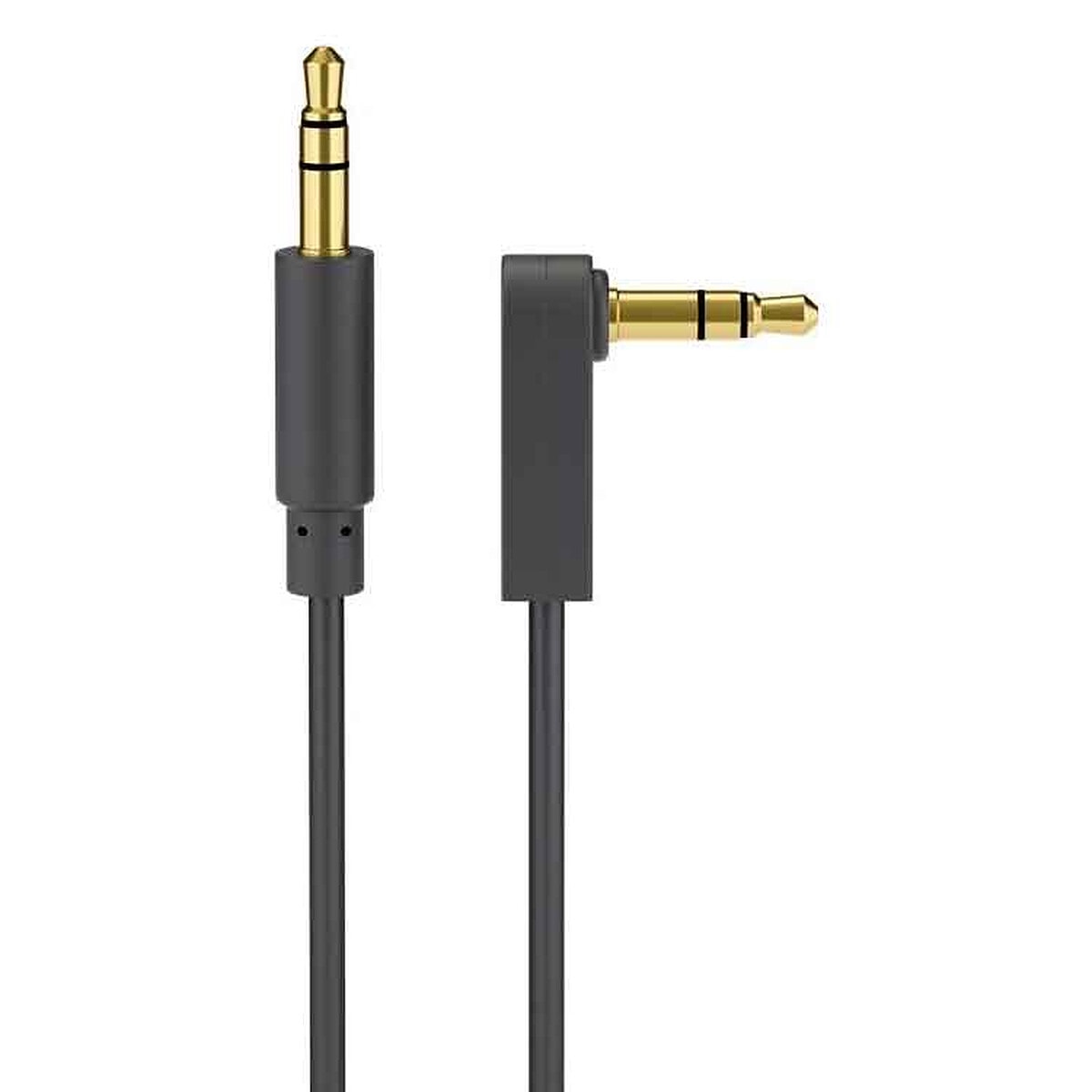 Goobay Cordon Audio Stéréo Jack 3.5 mm Coudé 0.5 m - Image 1