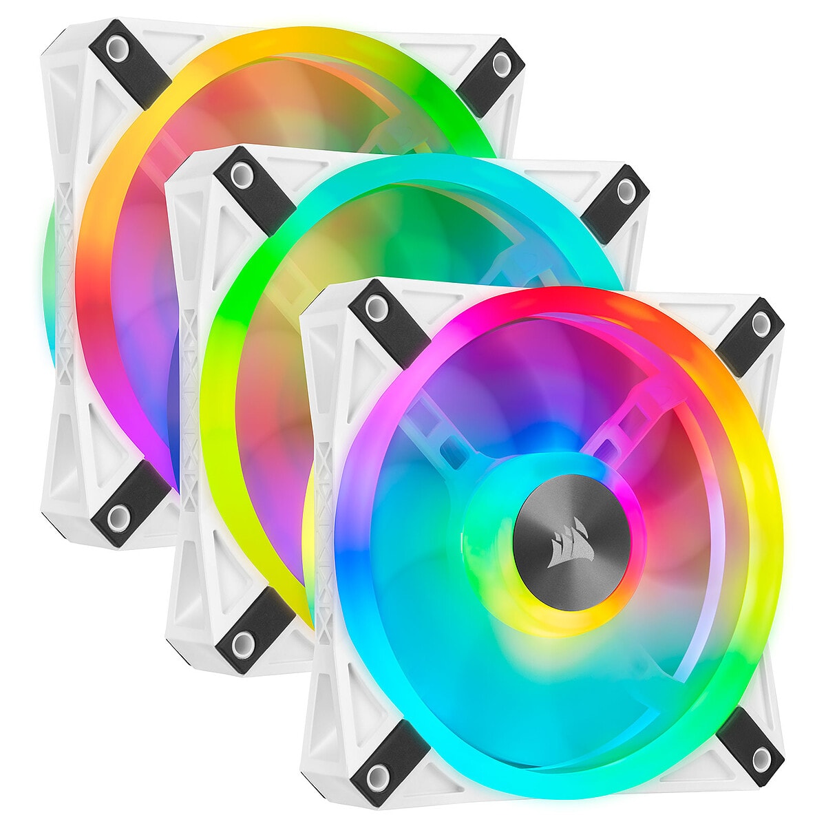 Corsair QL Series QL120 RGB (Par 3) blanc - Image 1