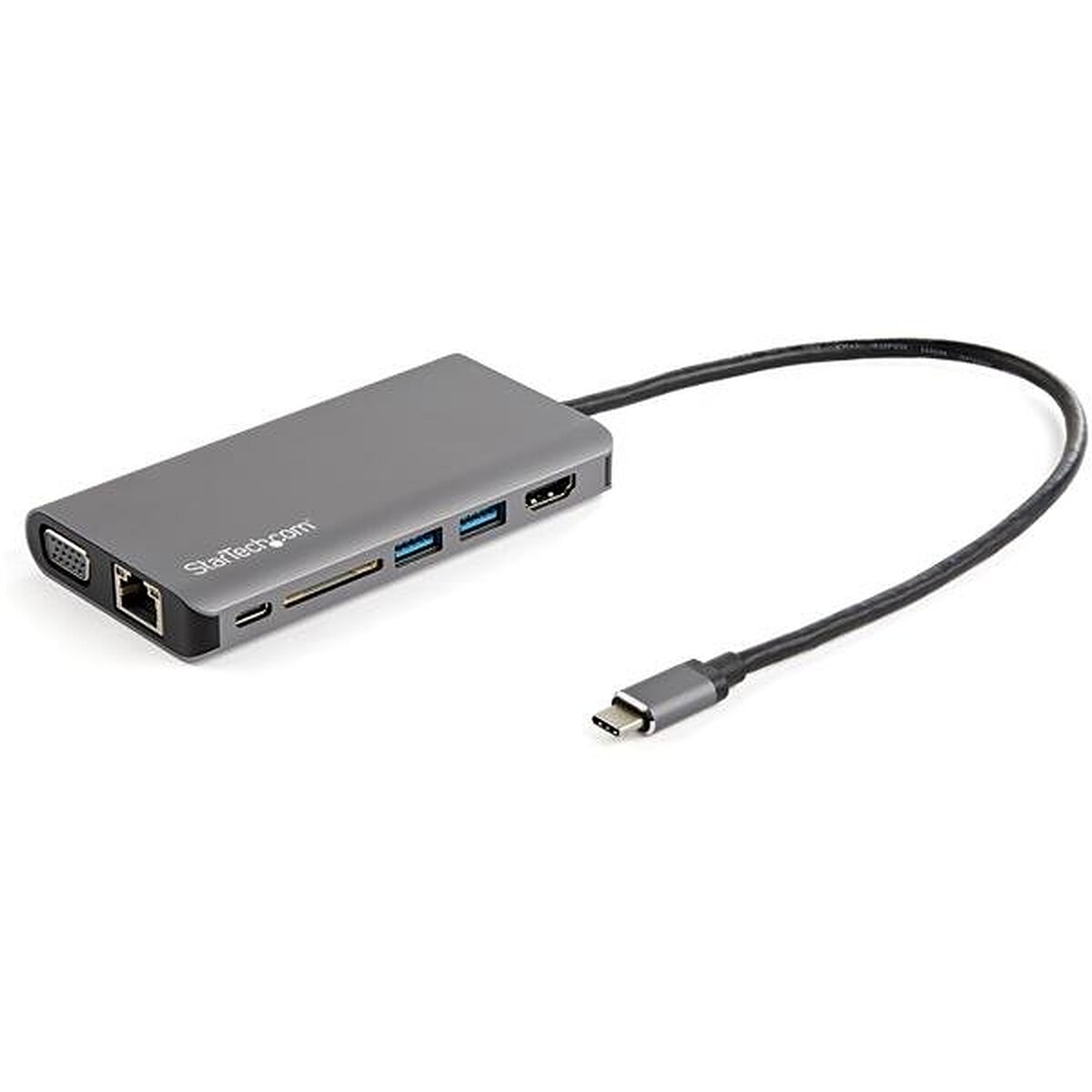 StarTech.com Adaptateur multiport USB-C - Lecteur de carte mémoire SD - Power Delivery - Image 1