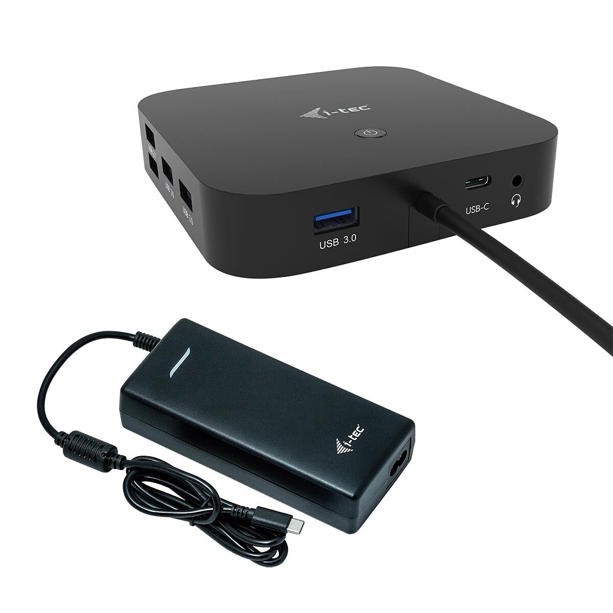 i-tec USB-C Dual Display Docking Station Power Delivery 100 W + Universal Charger 112 W - Image 1