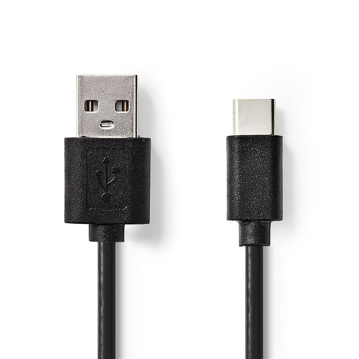 Nedis Câble USB-C / USB-A - 1 m (Noir) - Image 1