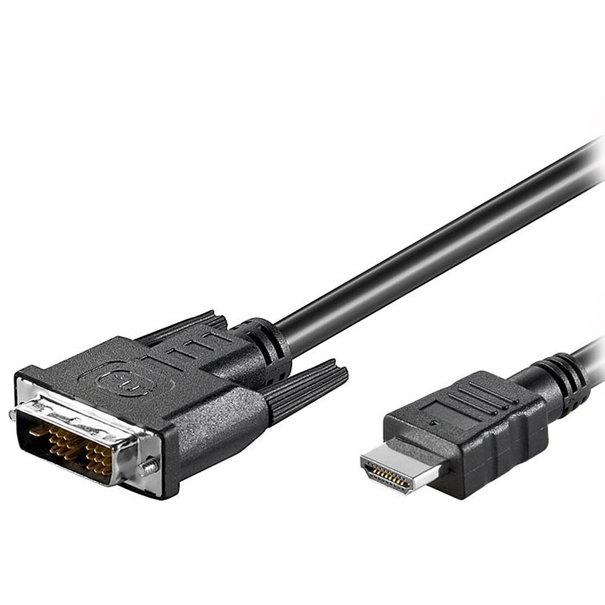 Câble DVI-D Single Link mâle / HDMI mâle (2 mètres) - Image 1