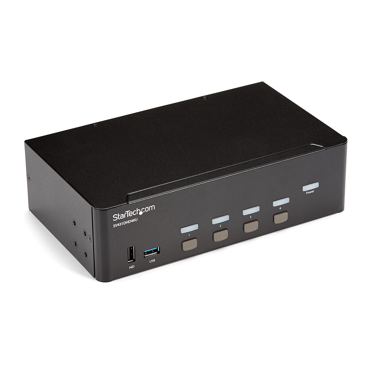 StarTech.com Switch KVM double affichage 4 ports HDMI avec hub USB intégré - Image 1