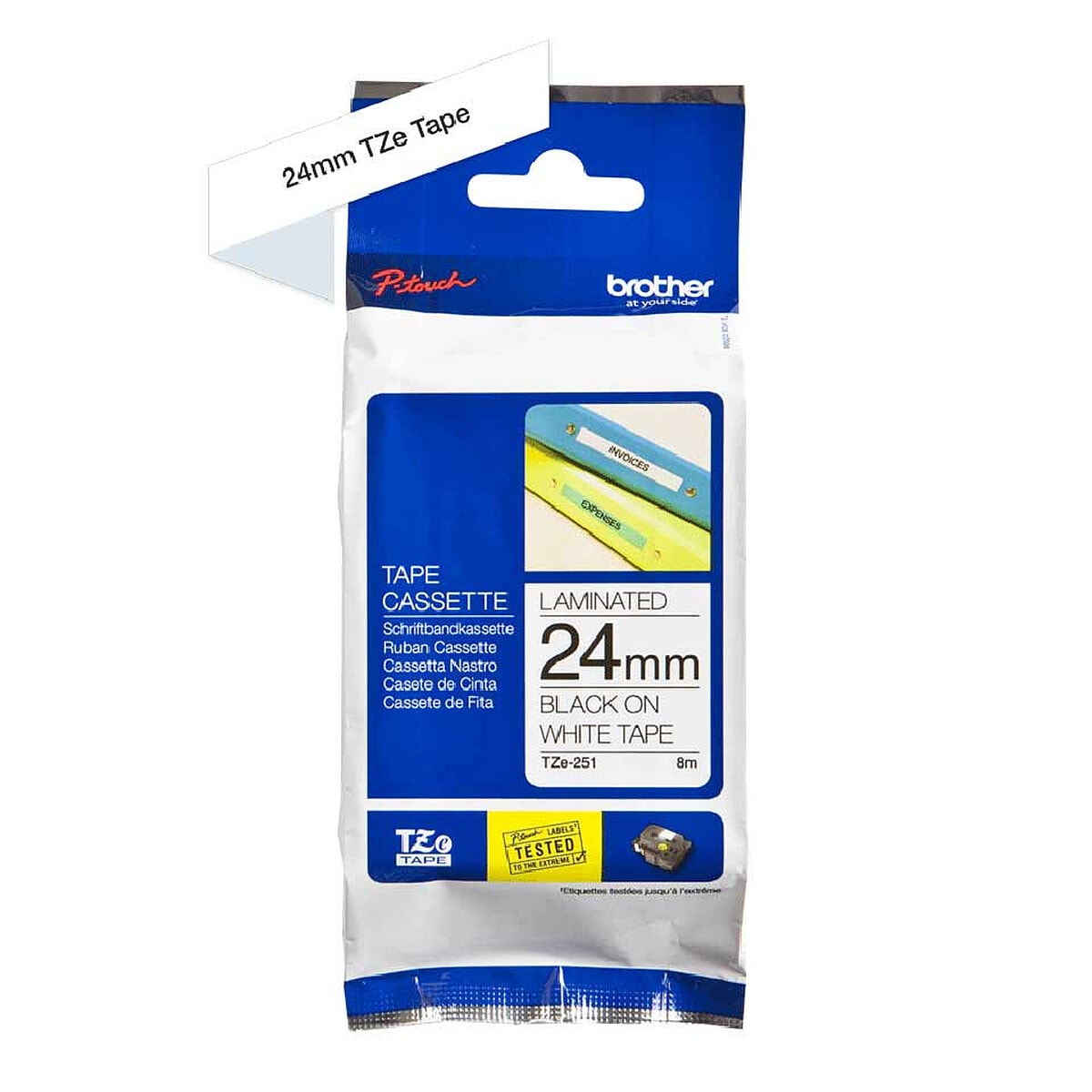 Brother TZe-251 - Image 1