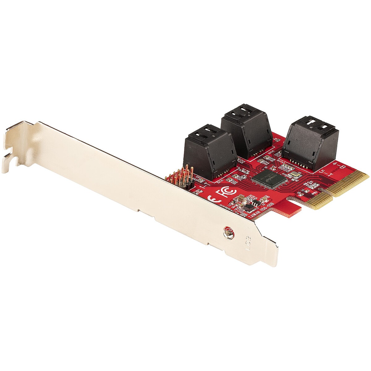 StarTech.com Carte contrôleur PCI-E avec 6 ports SATA III internes - Image 1