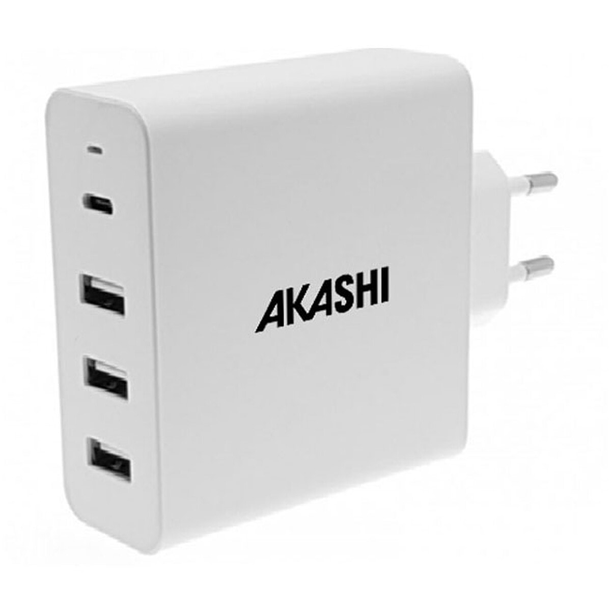 Akashi Chargeur Secteur 60W 6A USB-C + 3x USB-A - Image 1