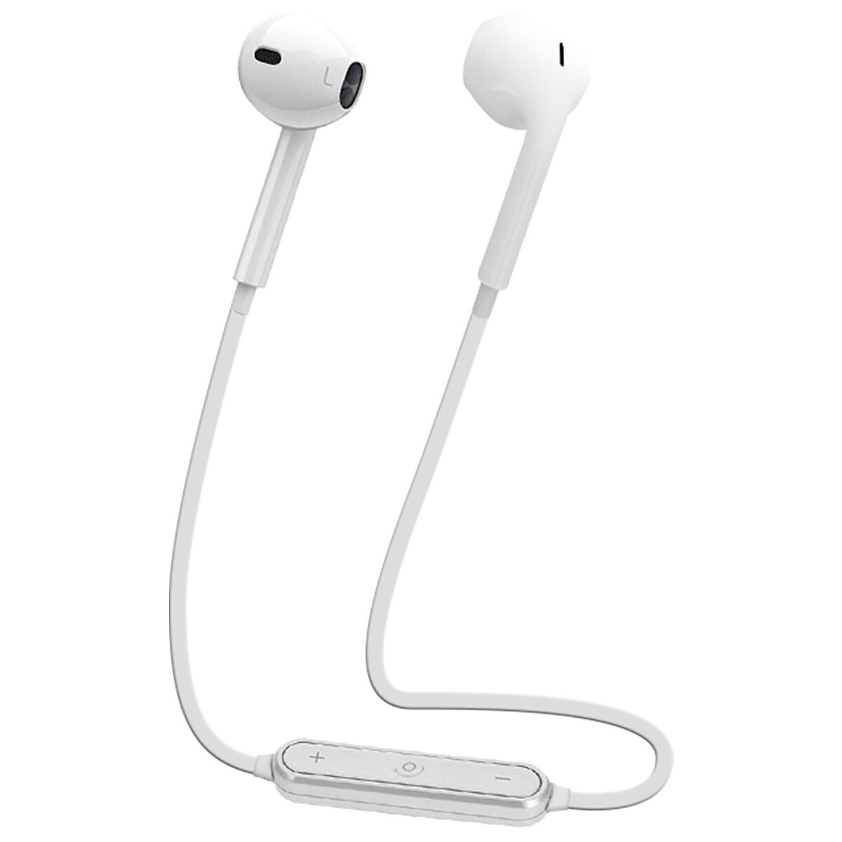 Akashi Ecouteurs Bluetooth avec Micro Argent - Image 1
