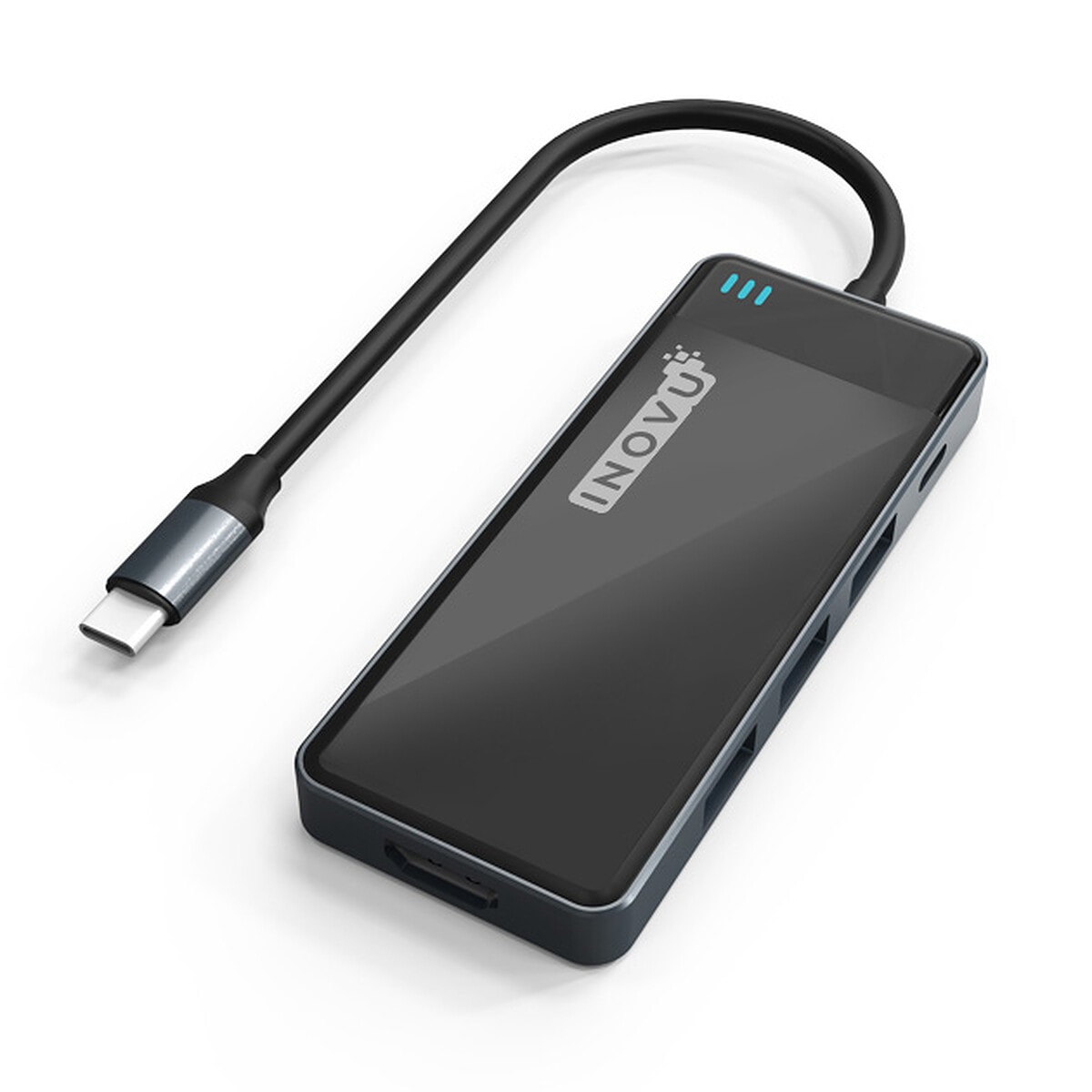 INOVU Station d'accueil USB-C 6 en 1 (HDMI/USB/SD) - Image 1
