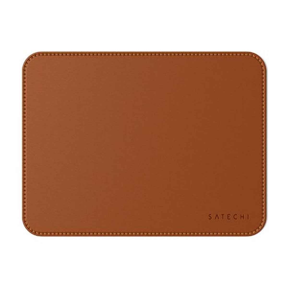 SATECHI Mousepad Eco-Leather - Marron - Image 1