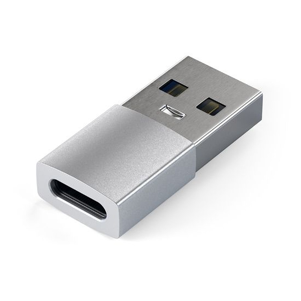 SATECHI Adaptateur USB 3.0 USB-A Mâle vers USB-C - Argent - Image 1