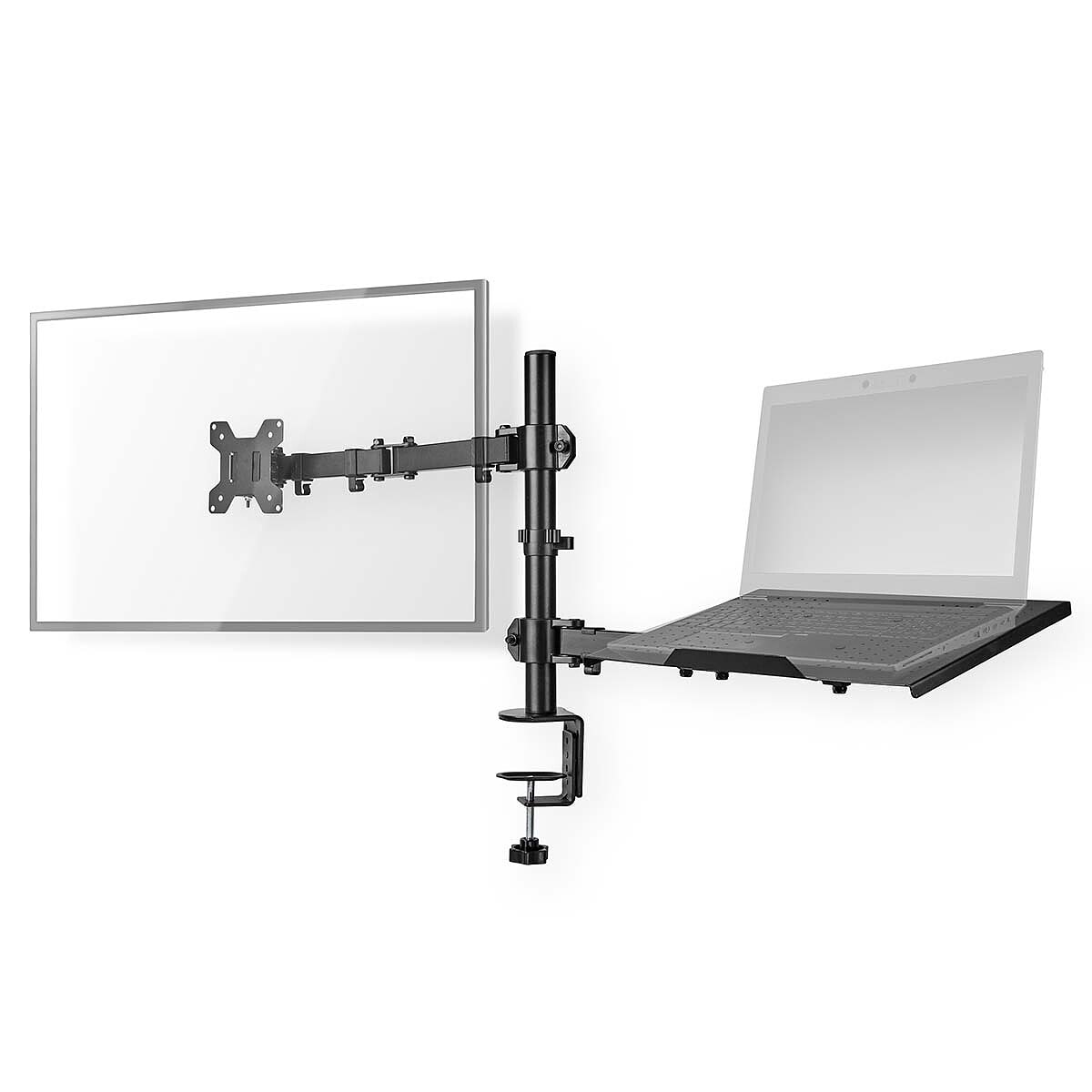 Nedis Support de Moniteur de bureau + support pour PC portable - Image 1