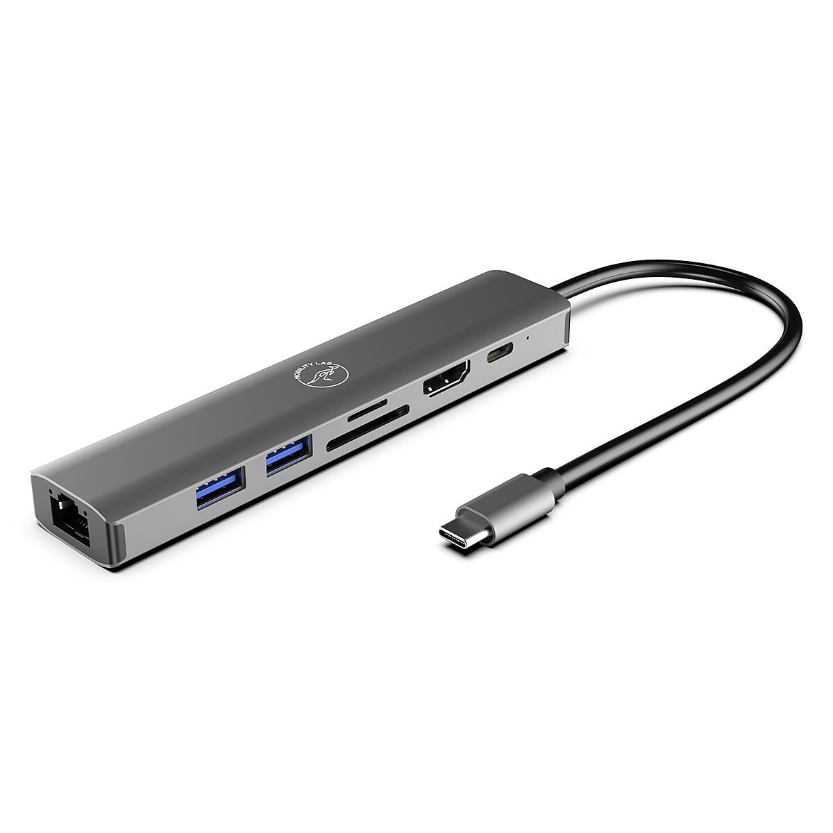 Mobility Lab Hub Adapter USB-C 7-en-1 avec Power Delivery 100W - Image 1