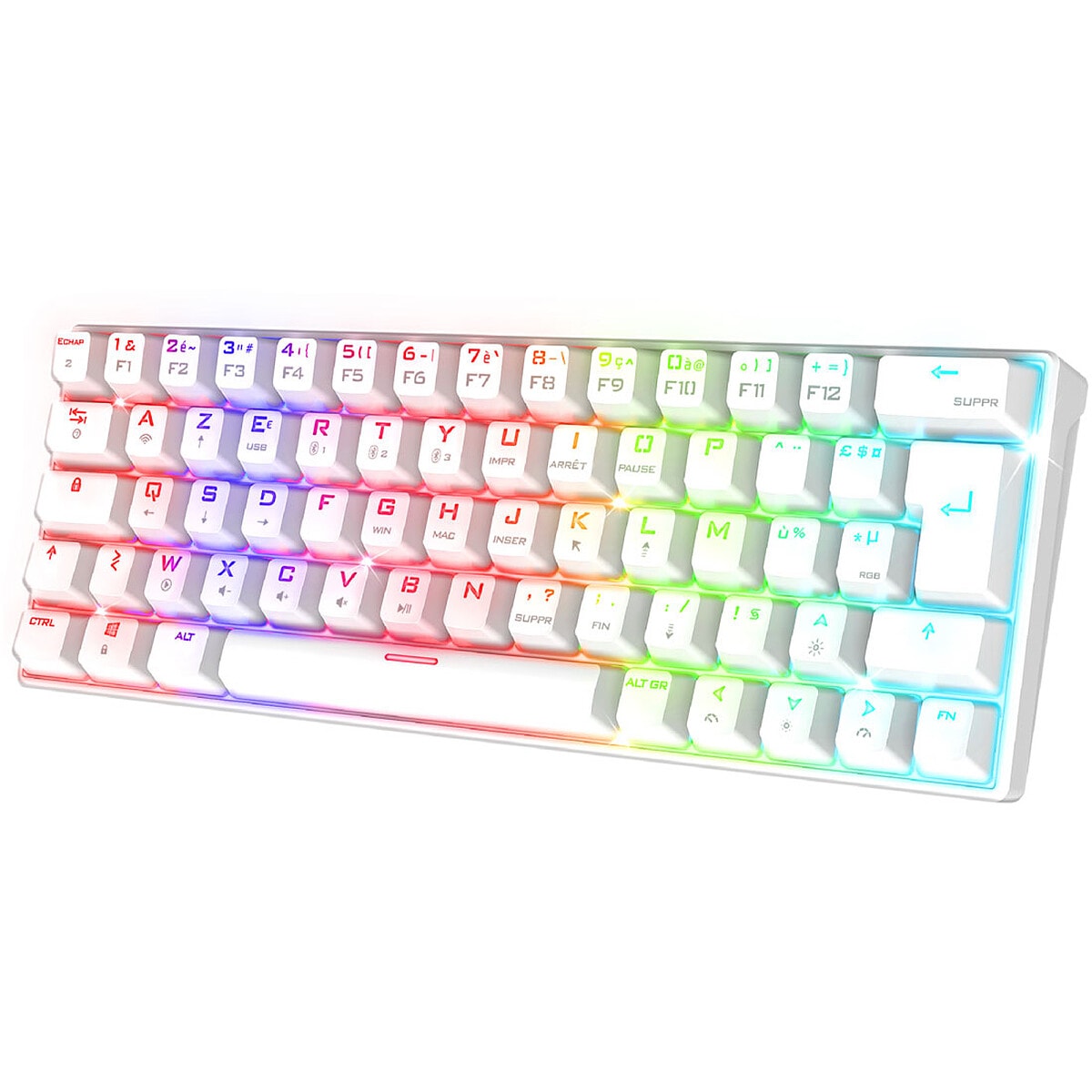Spirit of Gamer Xpert-K200 Blanc - Image 1