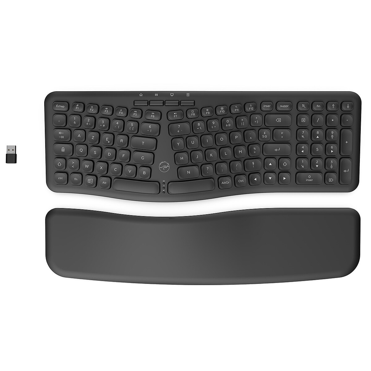 Mobility Lab Clavier Sans Fil Ergonomique (Noir) - Image 1