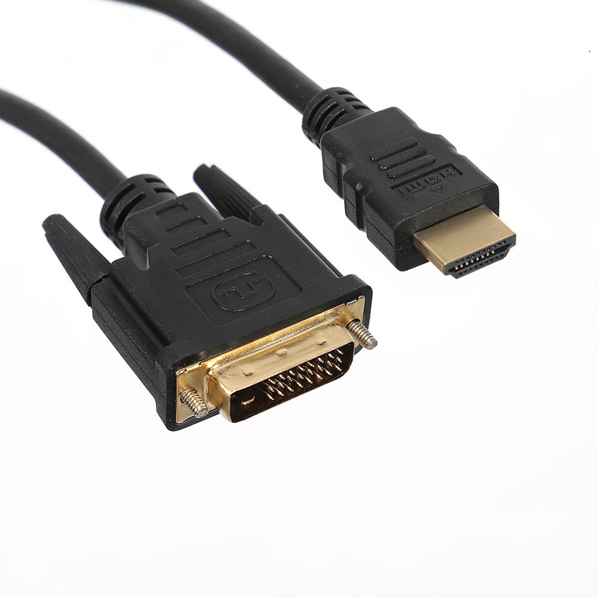 TEXTORM Câble HDMI vers DVI-D Dual-Link blindé - Mâle/Mâle - 2 M - Image 1