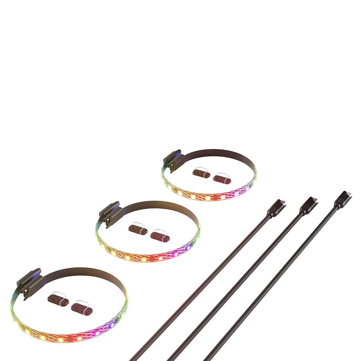Hyte LS10 qRGB Light Strips Triple Pack - Image 1