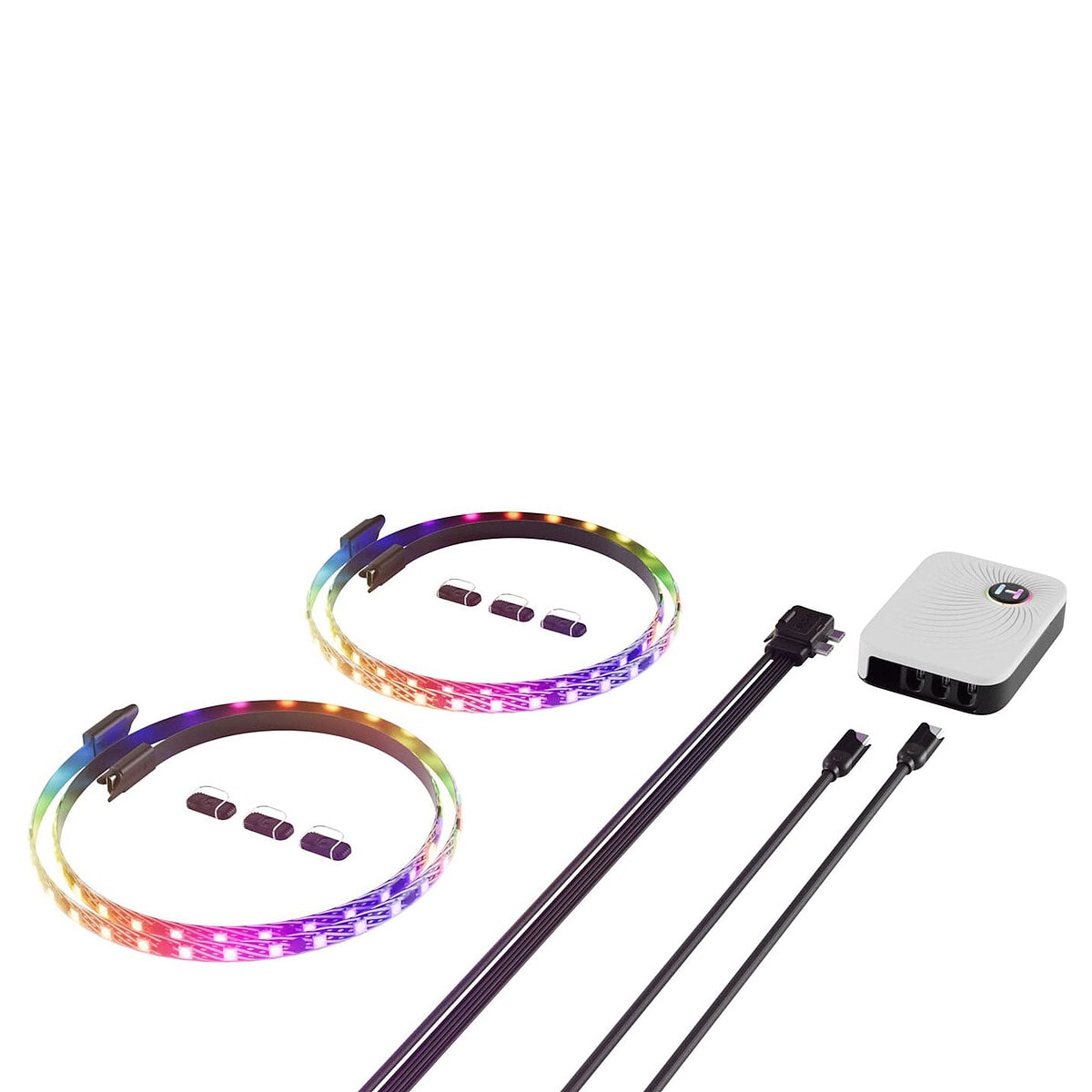 Hyte LS30 qRGB Light Strips Dual Pack + NP50 - Image 1