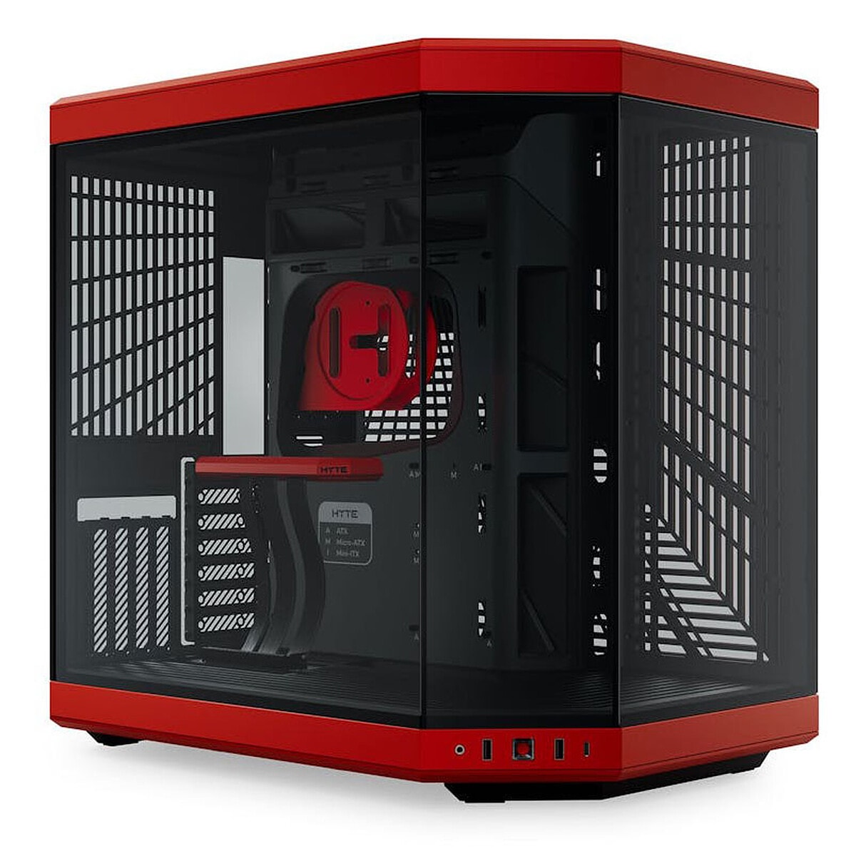 Hyte Y70 (Rouge/Noir) - Image 1