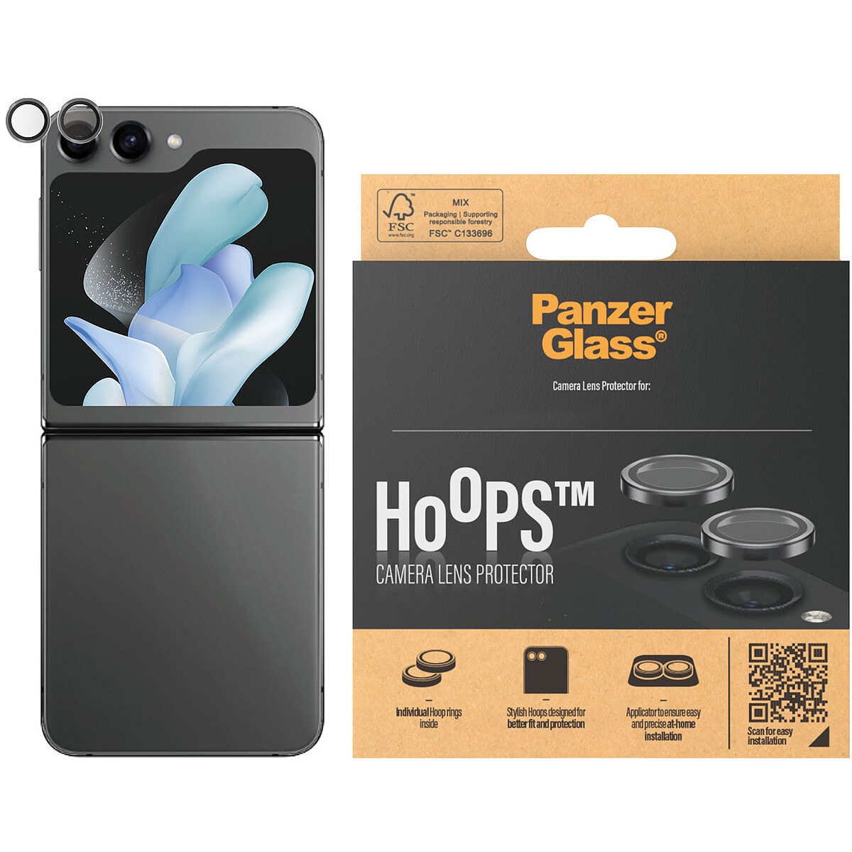 PanzerGlass Hoops Lens Protection Galaxy Z Flip 6 - Image 1