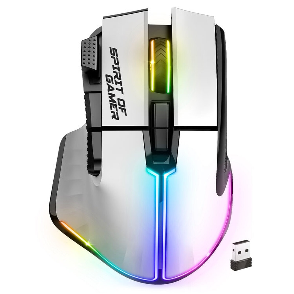 Spirit of Gamer Pro-M5 Wireless (Blanc) - Image 1
